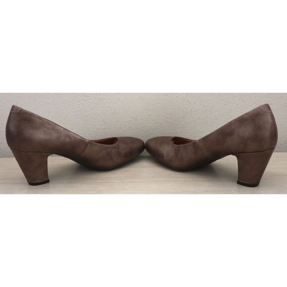 Sofft SF0072900 Women's Sz 8M Bronze Metallic Leather Lana Signature Pumps - Picture 11 of 14